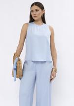 Блуза THE CODE MONE Топ SABO нежно-голубого цвета