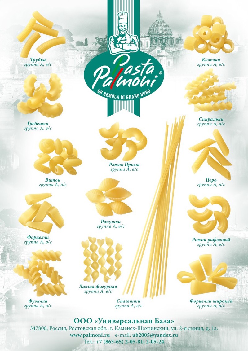 Макароны спиральки " Pasta Palmoni"