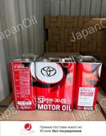Японский дилер в РФ: моторное масло Toyota 5W-30 GF-6A 08880 — 13705 Япония 08880 - 13705