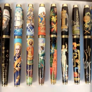 Ручки с ручной росписью палехских и холуйских художников