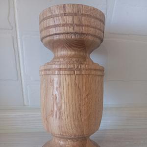 Подсвечник из срощенного дуба под свечу 60мм,