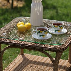 Кофейный столик Пуччини из искусственного ротанга от Malacca