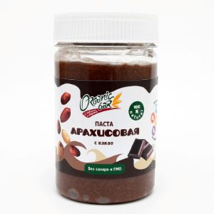 Арахисовая паста Organicbar с какао 250г