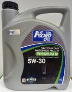 Масло моторное Nord OIL Premium N 5w-30 SN/CF объем 4 литр ТКД005