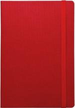 Ежедневник недатированный А5 Сatenella красный в гибкой обложке с резинкой, 145х213 мм, 256 страниц,  серый обрез от Antonio Veronesi