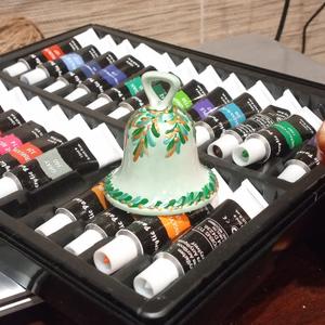 Колокольчик зелёный ёлочная игрушка 5 см