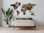 Декор на стену "Карта мира" многоуровневый, XL 3149