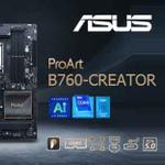ASUS ProArt B760-Creator — материнская плата для профессиональных рабочих станций Поступление новино