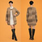 Роскошный трикотажный кардиган с эффектом омбре