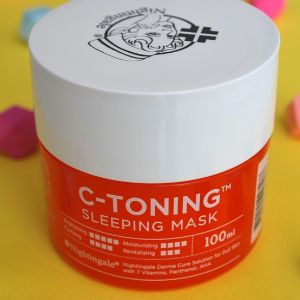 NIGHTINGALE C-TONING SLEEPING MASК 100ML (маска с витамином С создана для ежедневного ухода за сухой, зрелой и склонной к гиперпигментации коже)
