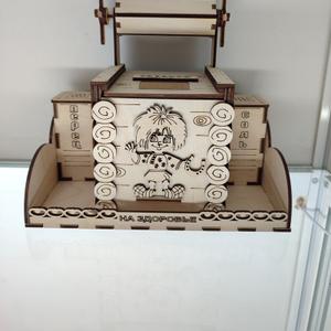 Кухонный набор кузя (солонка, сахарница, перечница