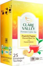 Чай пакет в саше CLARE VALLEY PEACH & PASSION FLAVOUR IN TEA в упак. 12 шт CLARE VALLEY