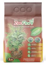ZeoFlora Влагорегулирующий грунт для крупных растений (крупная гранула). Объём 8 литров