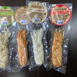 Молокосодержащий продукт Гудовский "Косичка" в ассортименте в/у 100г 
в коробке 50шт