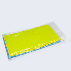 Салфетки из микрофибры универсальные 3 шт в упаковке, БОПП пакет с европодвесом