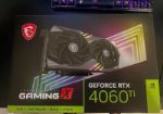 MSI GeForce RTX 4060 Ti GAMING X 8GB GDDR6 Graphics Card