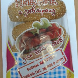 Булочка &#34;Пикник&#34; для хот-догов в  кунжутной посыпке.