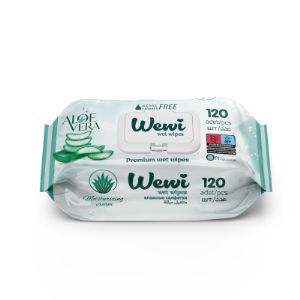 Влажные салфетки Wewi Aloe Vera 120 шт