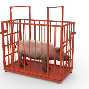 Электронные платформенные весы МВСК С-Н с ограждением для животных марки УРАЛВЕС разработаны специально для животноводческих предприятий.