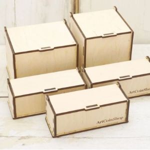 Изготовим на заказ подарочные/упаковочные коробки из фанеры с нанесением Вашего логотипа или надписью