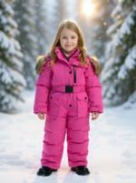 Зимний комбинезон для девочки