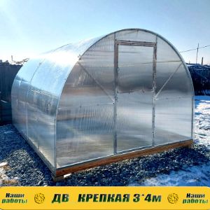 теплица ДВ Крепкая 3х4м