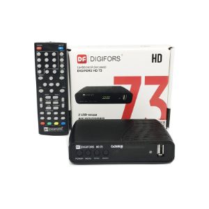 Цифровой эфирный DVB-T2/DVB-C ресивер с мультимедиа Digifors HD 73