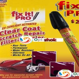 fix-it-pro. Зачем платить за дорогостоящий ремонт автомобиля?
Fix It Pro - ручка, с помощью которой Вы быстро, безопасно и легко устраните мелкие царапины на автомобиле
