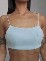 Топ летний, голубой