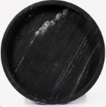 Поднос декоративный из натурального мрамора ANNA collection черный 20489346