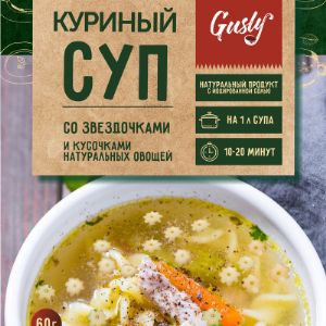 Производитель супов  фабрика приправ и специй &#34;Гусли&#34; вес 60 грамм.
Приглашаем к сотрудничеству оптовиков и дистрибьюторов.