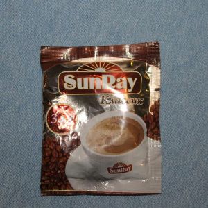 кофе 3 в 1 SanRay от производителя. Кофе 3*1 SanRay для хорошего настроения и  здоровья. Пакетированный, 20 г, быстрорастворимый. Состав: кофе, сливки, сахар. Расфасован в шоубоксы по 45 шт.,  в пакеты по 50 шт.