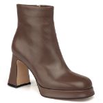 Обувь Barcelo Biagi 46-2310-1K brown женские кожаные ботильоны на байке 46-2310-1K brown женские кожаные ботильоны на байке