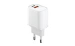 СЗУ Olmio 20W, Type-C +USB, PD, QC, white 043365