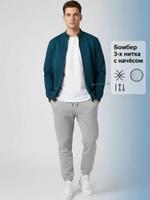 Кофта-бомбер с начесом трехнитка плотностью 320 г/м² ТС-001