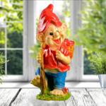 Гном с грибами средний (21х24х55см) гофра упаковка по 1 шт. Ландшафт.Pro 3866587