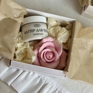 Пример небольшого набора: баттер и свеча из пчелиного воска