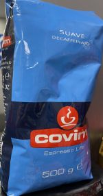 Кофе в зернах COVIM Suave DECAFFEINATED, БЕЗ КОФЕИНА, 0.5 кг, 50% Арабика, 50% Робуста 300