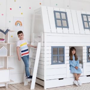 Коллекция  Home / кровать двухъярусная west (белый)