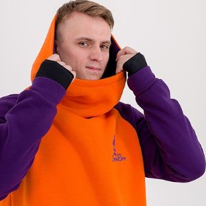 Худи SnowBro Шон Orange/Purple