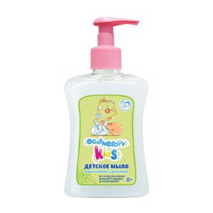 Детское  мыло  не раздражает нежную детскую кожу, обладает нежными ароматами