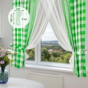 Представляем вам стильные короткие шторы ГАЛАНТ, которые станут идеальным дополнением к вашей кухне! Этот комплект из двух штор из прочного и практичного репса, выполненных в классическом стиле, создаст уютную атмосферу в вашем доме. Длина штор 180 см идеально подходит для кухонных окон. Шторы ГАЛАНТ не только украсят ваш интерьер, но и обеспечат комфортный уровень освещения, защищая от яркого солнца. Благодаря антикоготь эффекту, шторы сохранят свой безупречный вид даже при активном использовании. В комплект входят два подхвата, которые позволят вам красиво драпировать шторы и регулировать уровень естественного света в помещении. Эти шторы легко стираются и быстро сохнут, что делает их очень удобными в уходе. Создайте уютную и стильную атмосферу на вашей кухне с шторами ГАЛАНТ!