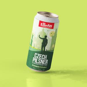 Elleven Czech Pilsner
Освежающий безалкогольный чешский пилснер с мягкой горчинкой и чистым солодовым вкусом. Классика без компромиссов