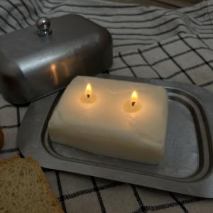 Реалистичная свеча в виде сливочного масла – тренд Pinterest