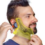 Трафарет для бритья бороды и усов Manecode с расческой — Шаблон для создания ровной линии щетины Manecode bshaper bshaper