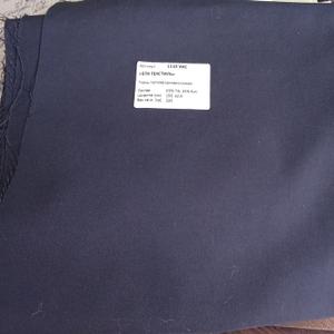 Полиэфирно-вискозная ткань. Цвет темно-синий.