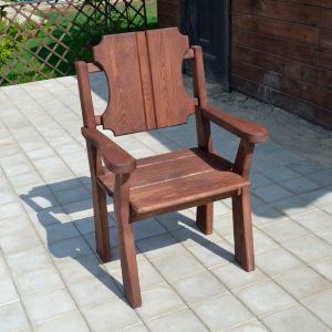 Кресло  садовое деревянное Викинг