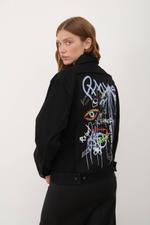 Джинсовая куртка VOSQ SS24-KUZ3017 99А