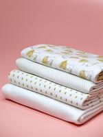 Пеленки из кулира, комплект 4шт. 100х80 см ТМ Дашенька 1043