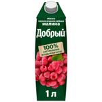 Сок Нектар Добрый яблоко-малина-черноплодная рябина, 1л х 12 шт 4607174577985